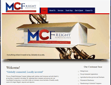 Tablet Screenshot of mcfreightsolutions.com